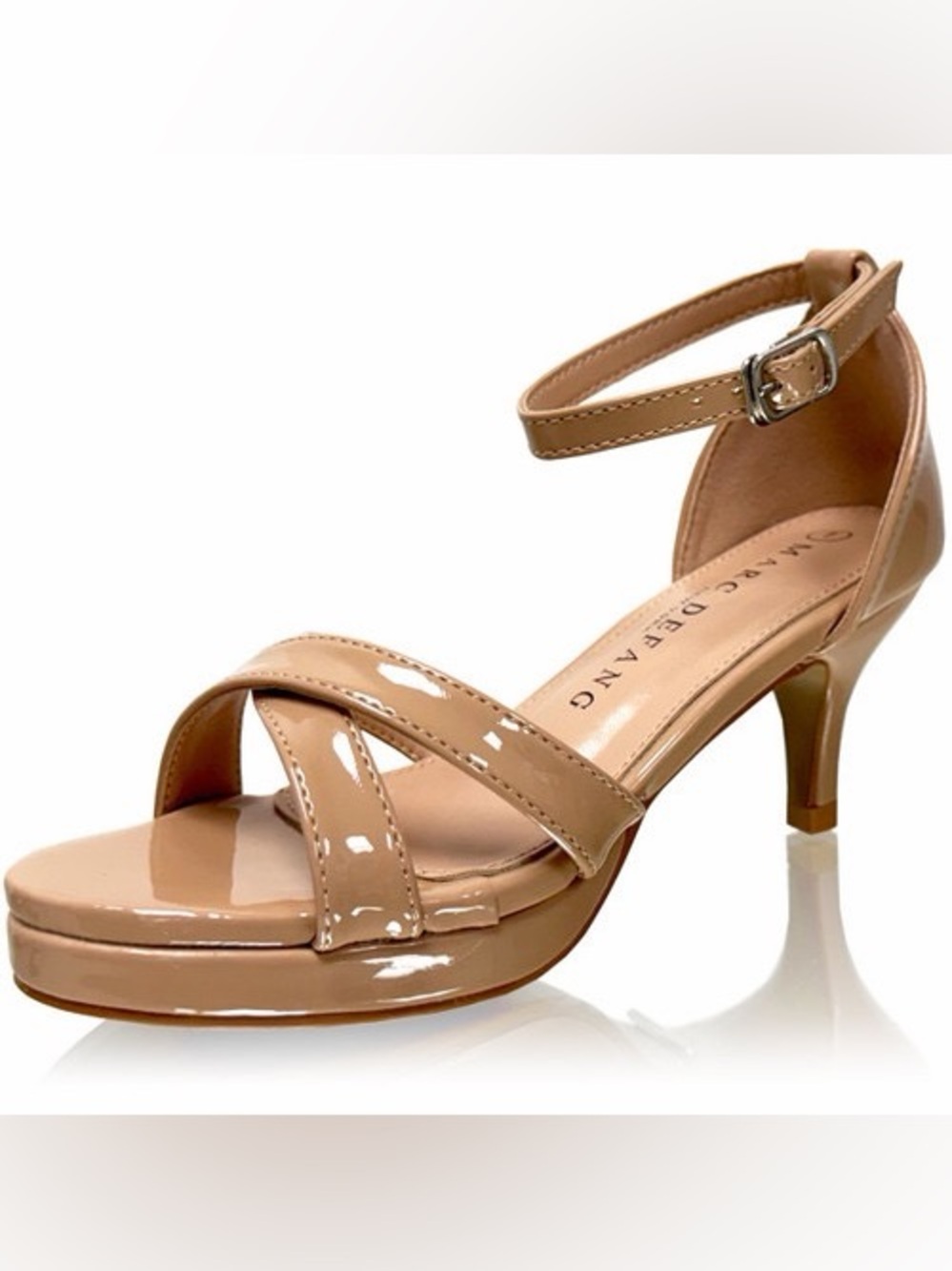 Marc Defang Patent Leather Strappy Heels‎ in Size 7